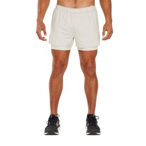 ALWRLD men’s running shorts phone pocket elastic waist athletic medium